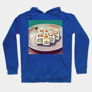 Kawaii Anime Sushi Hoodie